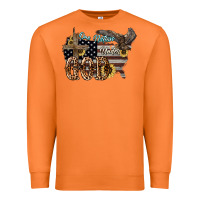 Carrot One nation under god 4th of july Premium Sweatshirt - HowdyJamesFarm