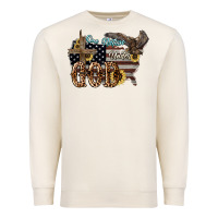 Sandshell One nation under god 4th of july Premium Sweatshirt - HowdyJamesFarm