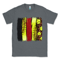 Charcoal Heather softball brushstroke Classic Tee - NancyCooperArtShop