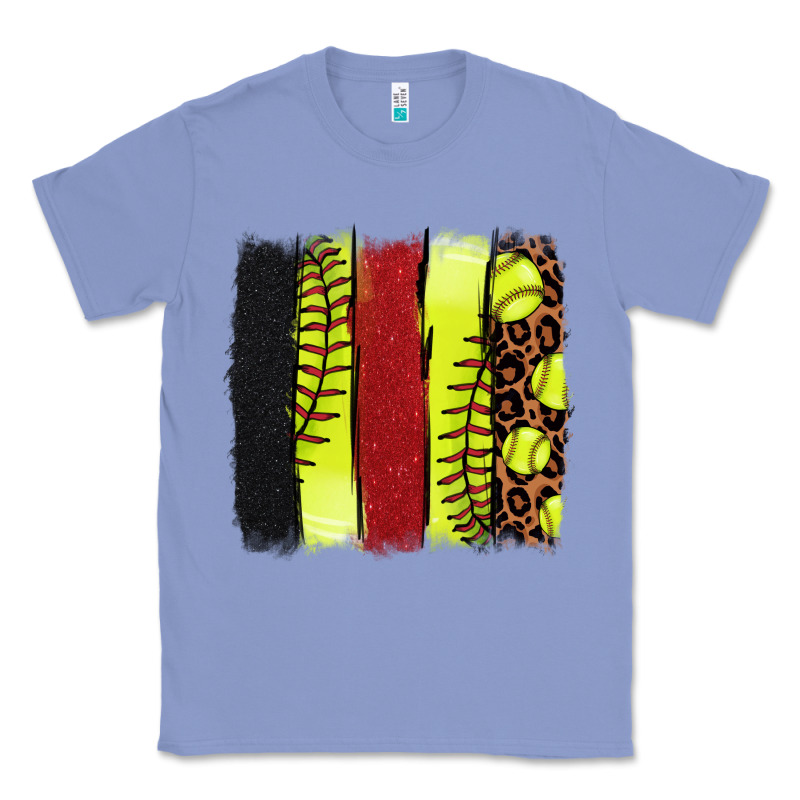 Softball Brushstroke Classic Tee by NancyCooperArtShop | Teevron