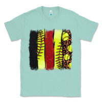 Seafoam softball brushstroke Classic Tee - NancyCooperArtShop