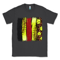 Smoke softball brushstroke Classic Tee - NancyCooperArtShop