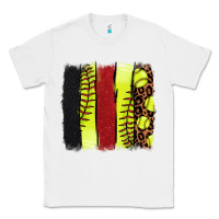 White softball brushstroke Classic Tee - NancyCooperArtShop