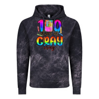 Cloud Black 100 days of cray cray Vintage Hoodie - MaliasSmallBusiness