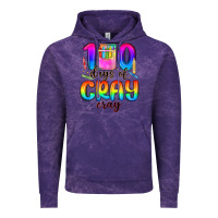 Cloud Purple 100 days of cray cray Vintage Hoodie - MaliasSmallBusiness