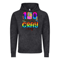 Vintage Black 100 days of cray cray Vintage Hoodie - MaliasSmallBusiness