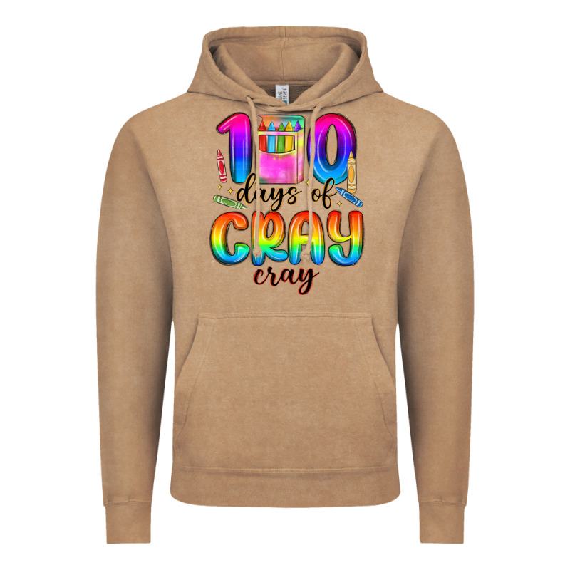 100 Days Of Cray Cray Vintage Hoodie by MaliasSmallBusiness | Teevron