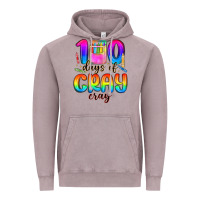 Vintage Zinc 100 days of cray cray Vintage Hoodie - MaliasSmallBusiness