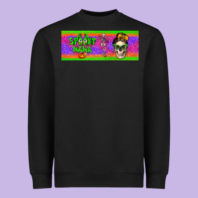 Spooky Mama 11 Oz Mug Heavyweight Sweatshirt Designed By Bundleandbundleshop