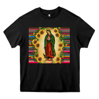 Black our lady of guadalupe Heavy Core Tee - JahusDesignShop