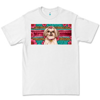White shih tzu license plate Premium Tee - Artiststas
