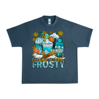 Midnight Navy feeling a little frosty coffee cups Urban Heavy Tee - NancyCooperArtShop