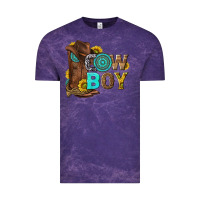 Cloud Purple western cowboy Vintage Tee - NancyCooperArtShop