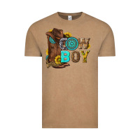 Vintage Coffee western cowboy Vintage Tee - NancyCooperArtShop
