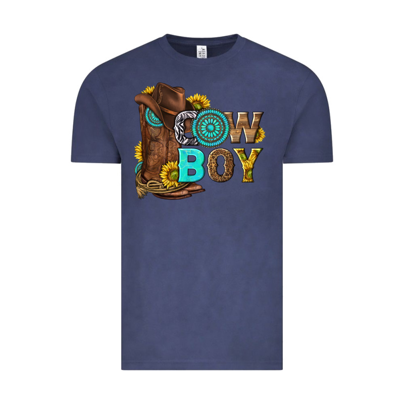 Western Cowboy Vintage Tee by NancyCooperArtShop | Teevron