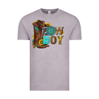 Vintage Zinc western cowboy Vintage Tee - NancyCooperArtShop