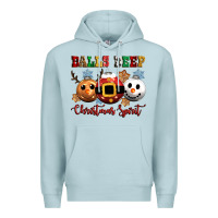 Blue Mist balls deep christmas spirit Premium Hoodie - CowGirlArtShop