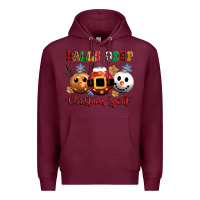 Burgundy balls deep christmas spirit Premium Hoodie - CowGirlArtShop
