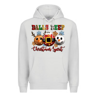 Dove Grey balls deep christmas spirit Premium Hoodie - CowGirlArtShop