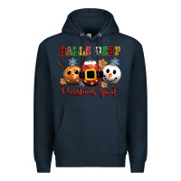 Navy balls deep christmas spirit Premium Hoodie - CowGirlArtShop