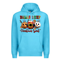 Ocean Blue balls deep christmas spirit Premium Hoodie - CowGirlArtShop