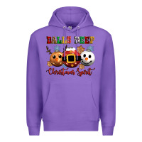 Purple balls deep christmas spirit Premium Hoodie - CowGirlArtShop