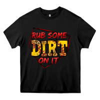 Black rub some dirt on it softball Heavy Core Tee - Jasminsmagicworld