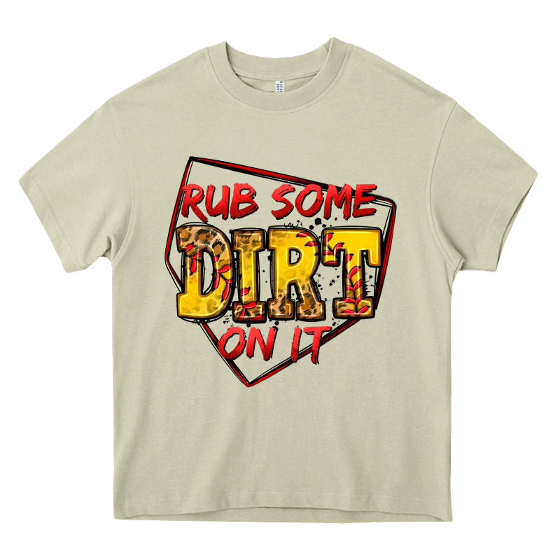 Rub Some Dirt On It Softball Heavy Core Tee by Jasminsmagicworld | Teevron