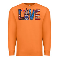Carrot 4th Of July love gnome Premium Sweatshirt - HowdyJamesFarm