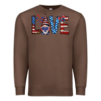 Chestnut 4th Of July love gnome Premium Sweatshirt - HowdyJamesFarm