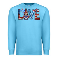 4th Of July Love Gnome Premium Sweatshirt | Teevron