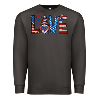 Smoke 4th Of July love gnome Premium Sweatshirt - HowdyJamesFarm