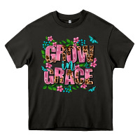 Asphalt grow in grace Heavy Core Tee - AdoDesignShop