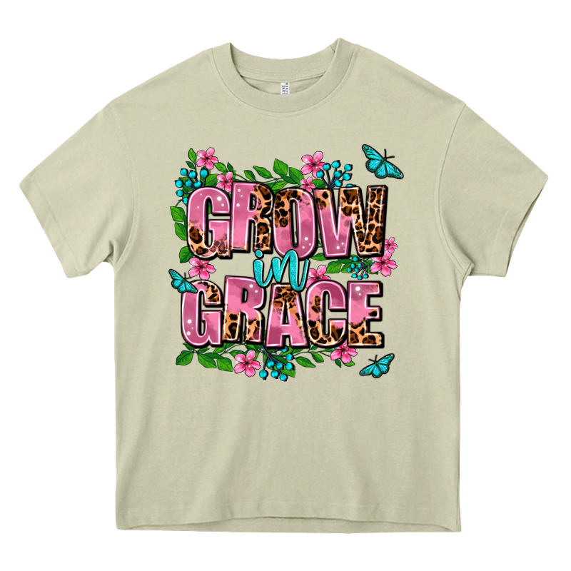 Grow In Grace Heavy Core Tee by AdoDesignShop | Teevron
