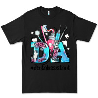 Black da dental assistant Premium Tee - AdoDesignShop