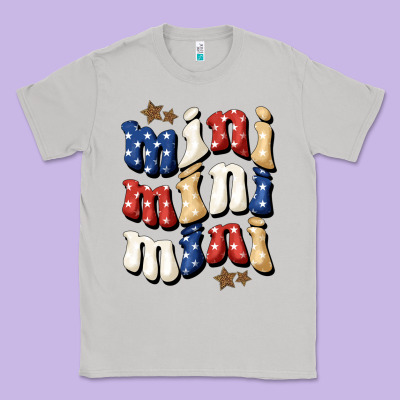 American Mini Classic Tee Designed By Nancycooperartshop