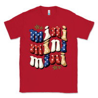Red American mini Classic Tee - NancyCooperArtShop