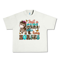 Pistachio just a girl who loves horses Urban Heavy Tee - NancyCooperArtShop