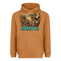 Meerkat Long live Cowboys boots hat Heavyweight Hoodie - HowdyJamesFarm