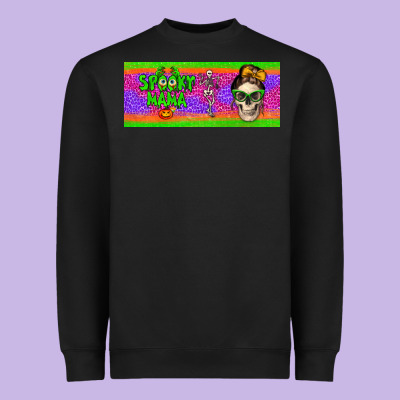 Spooky Mama 15 Oz Mug Heavyweight Sweatshirt Designed By Bundleandbundleshop