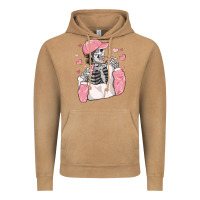 Vintage Camel skeleton girl valentine's day Vintage Hoodie - MaliasSmallBusiness