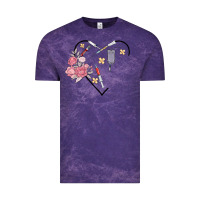 Cloud Purple phlebotomy add your name Vintage Tee - MaliasSmallBusiness
