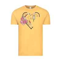 Vintage Mustard phlebotomy add your name Vintage Tee - MaliasSmallBusiness