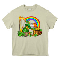 Mossy st patricks day  rainbow shamrocks Heavy Core Tee - AdoDesignShop