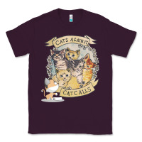 Plum Cats Against Cat Calls Classic Tee - Bettercallsaul