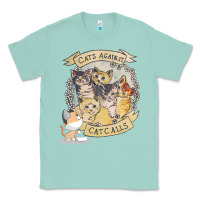 Seafoam Cats Against Cat Calls Classic Tee - Bettercallsaul