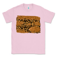 Bubblegum Pink leopard glitter background Classic Tee - RanaPortraitStore
