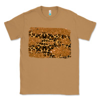 Toasted Coconut leopard glitter background Classic Tee - RanaPortraitStore