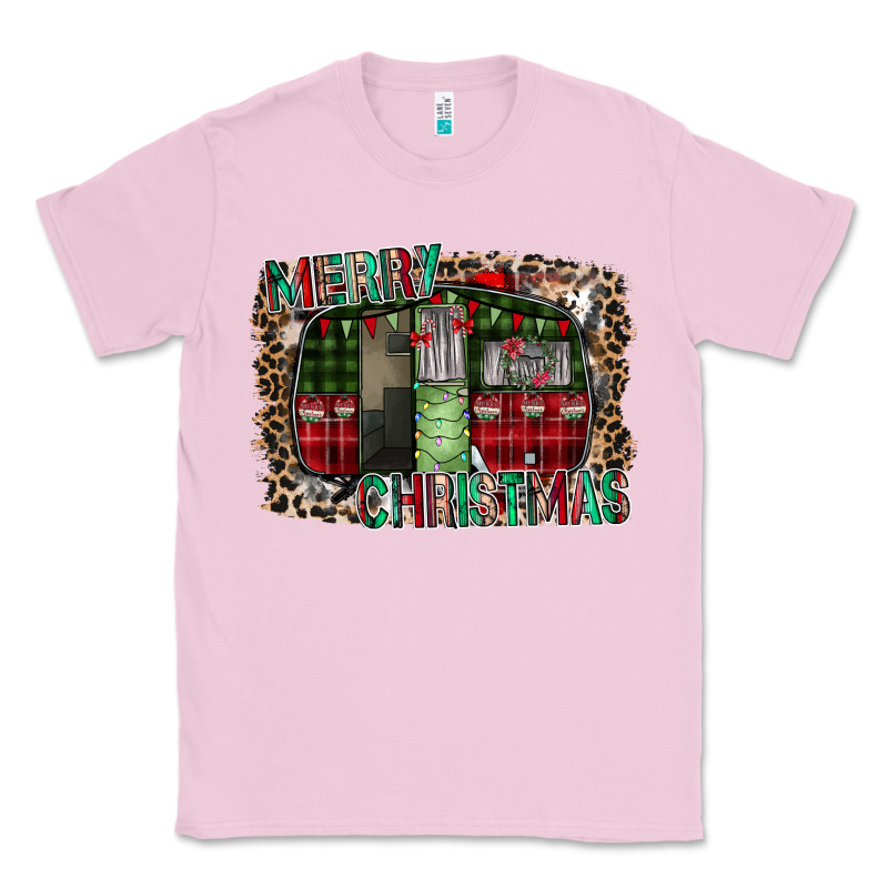 Merry Christmas Caravan Classic Tee by CowhideDigitalArt | Teevron