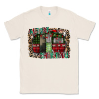 Natural merry christmas caravan Classic Tee - CowhideDigitalArt